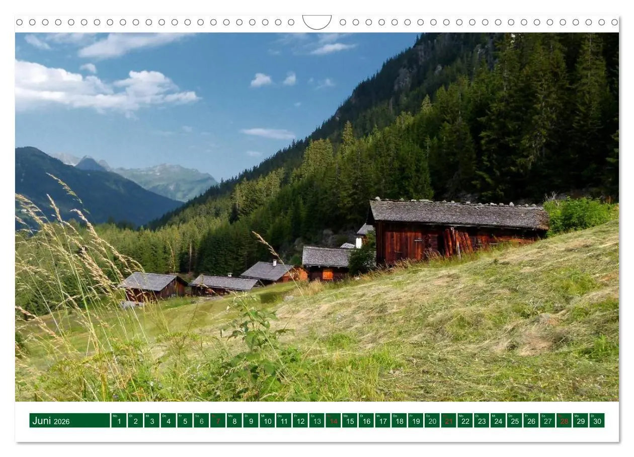Bild: 9783516145793 | Montafon (Wandkalender 2026 DIN A3 quer), CALVENDO Monatskalender