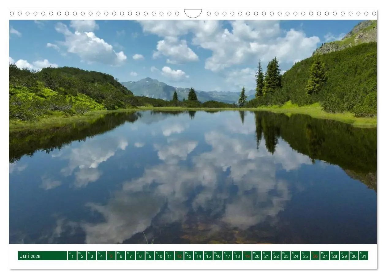 Bild: 9783516145793 | Montafon (Wandkalender 2026 DIN A3 quer), CALVENDO Monatskalender