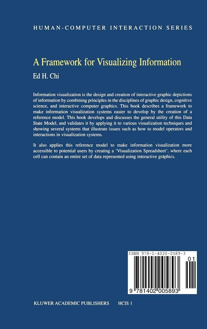 Rückseite: 9781402005893 | A Framework for Visualizing Information | E. H. Chi | Buch | xxiv
