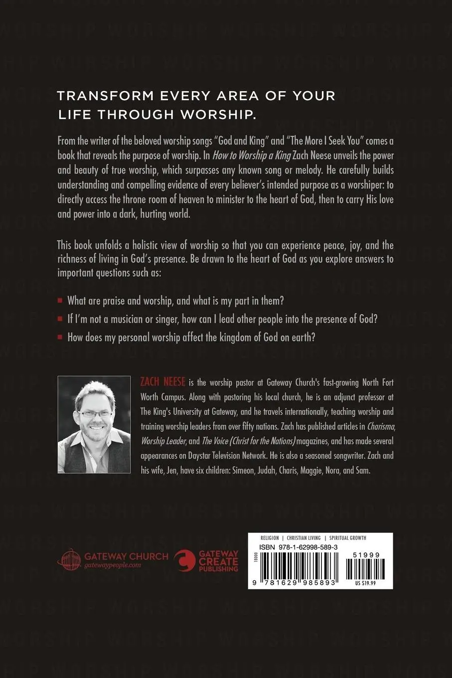 Rückseite: 9781629985893 | How to Worship a King | Zach Neese | Taschenbuch | Englisch | 2015