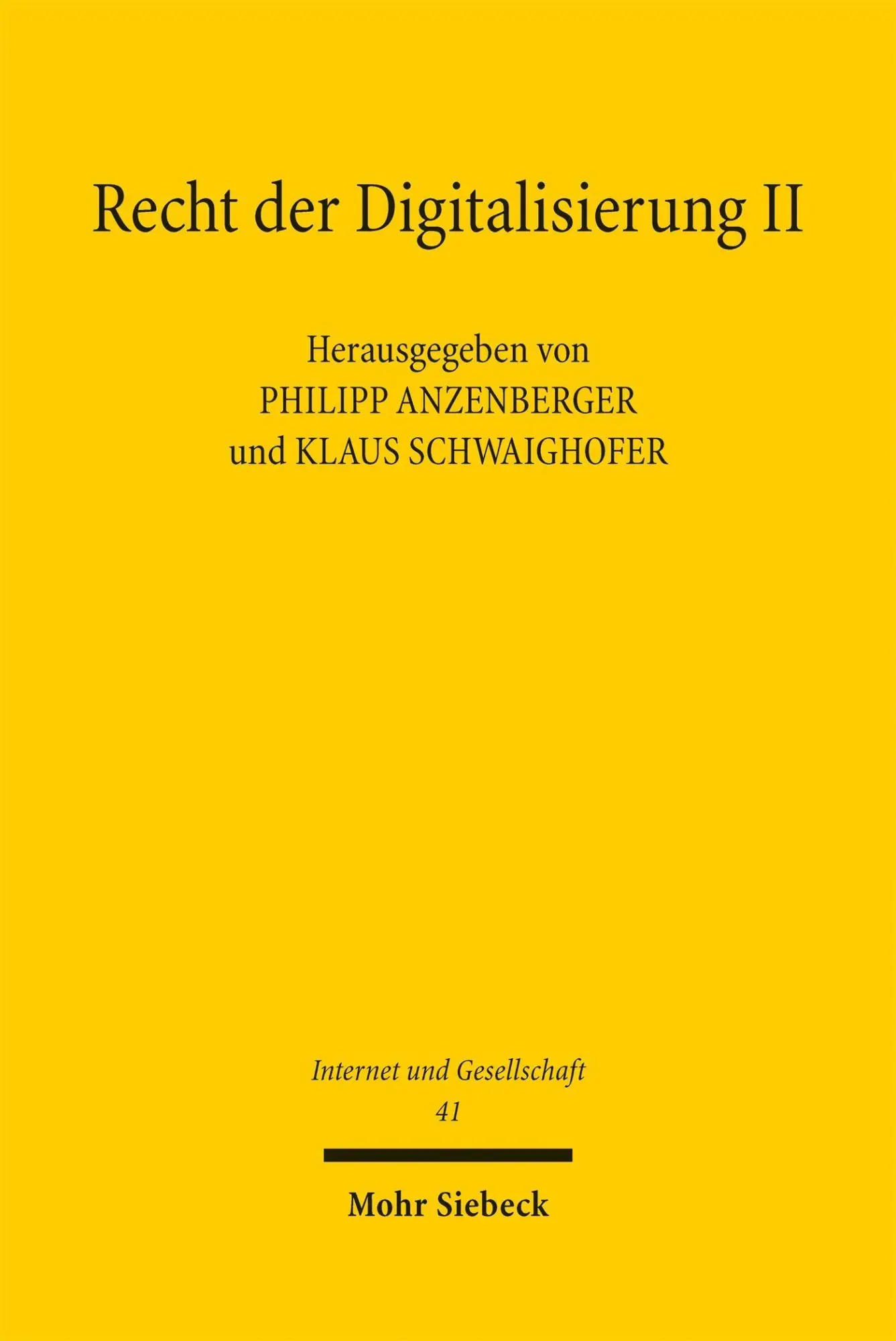 Recht der Digitalisierung II