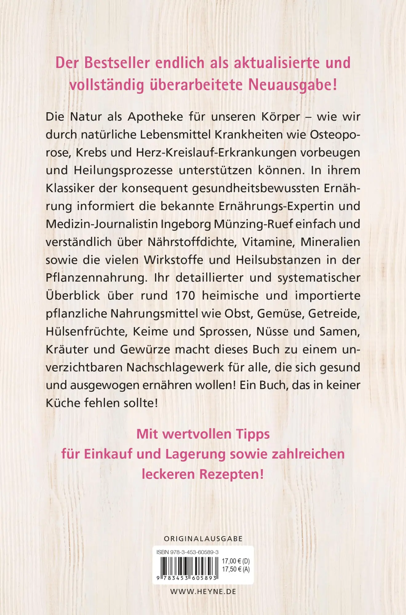 Bild: 9783453605893 | Kursbuch gesunde Ernährung | Ingeborg Münzing-Ruef | Taschenbuch