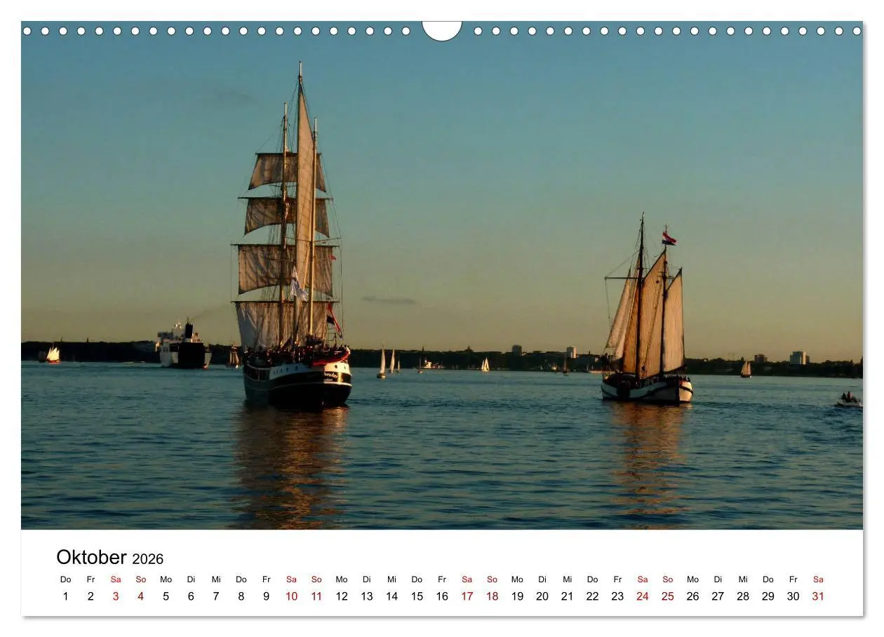 Bild: 9783457805893 | Impressionen von der Kieler Förde (Wandkalender 2026 DIN A3 quer),...