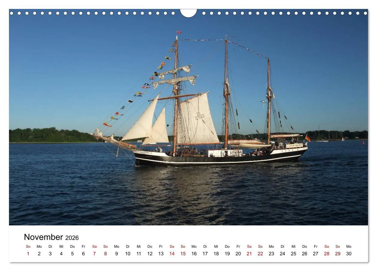Bild: 9783457805893 | Impressionen von der Kieler Förde (Wandkalender 2026 DIN A3 quer),...