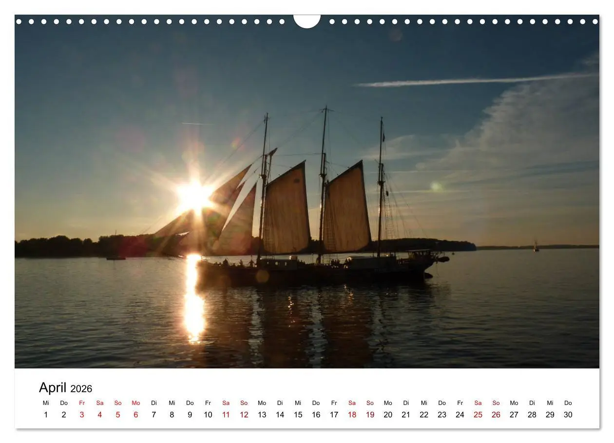 Bild: 9783457805893 | Impressionen von der Kieler Förde (Wandkalender 2026 DIN A3 quer),...