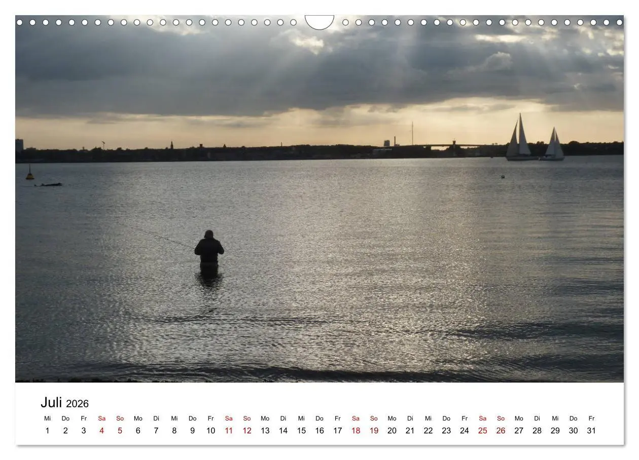 Bild: 9783457805893 | Impressionen von der Kieler Förde (Wandkalender 2026 DIN A3 quer),...