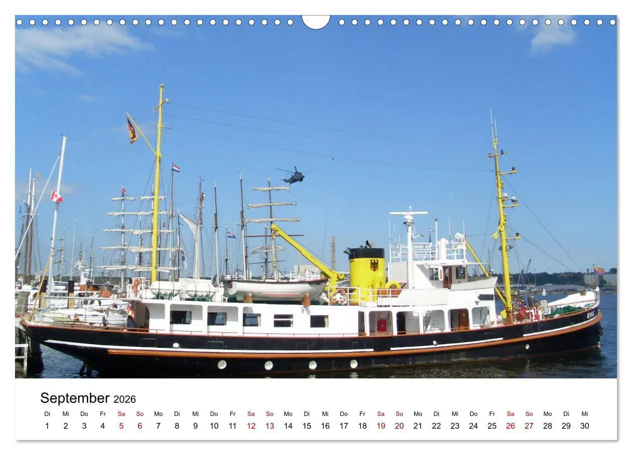 Bild: 9783457805893 | Impressionen von der Kieler Förde (Wandkalender 2026 DIN A3 quer),...