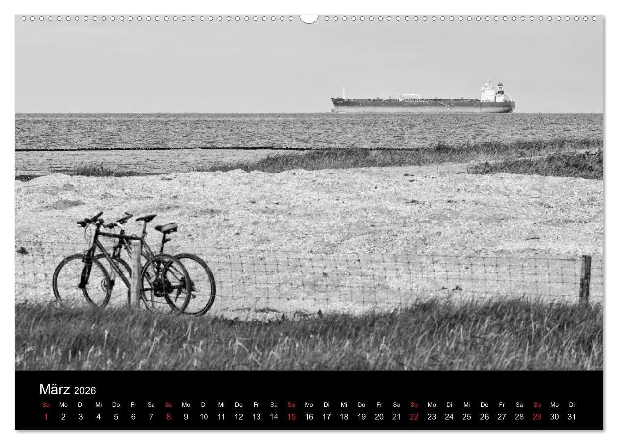 Bild: 9783457975893 | Ost-Friesische Schwarz-Weiß-Ansichten (Wandkalender 2026 DIN A2...