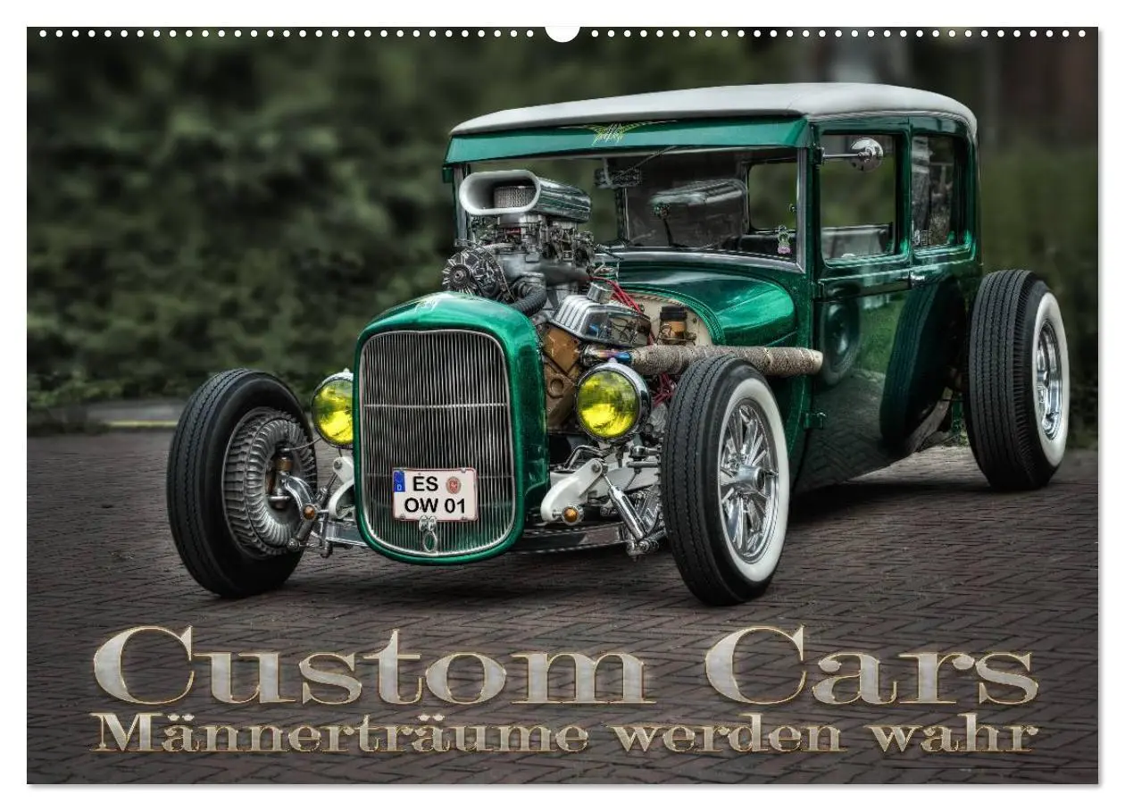 Cover: 9783516065893 | Custom Cars - Männerträume werden wahr (Wandkalender 2026 DIN A2...
