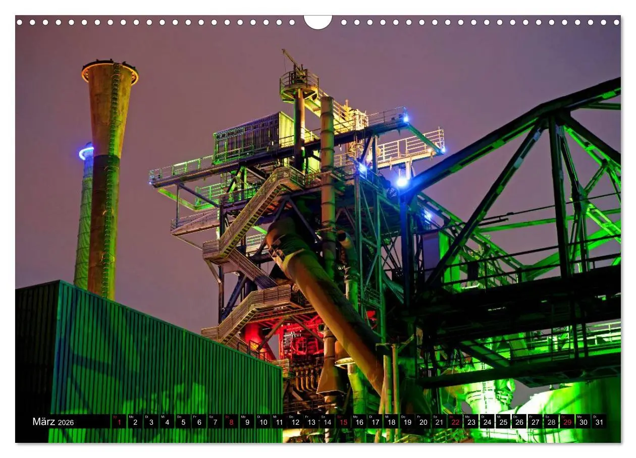 Bild: 9783516135893 | Auf der Route der Industriekultur (Wandkalender 2026 DIN A3 quer),...