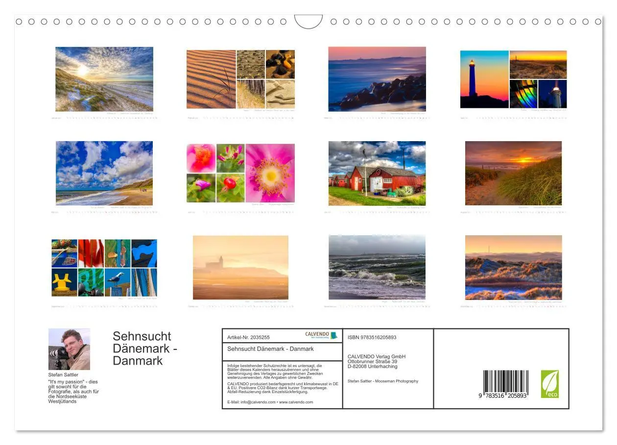 Bild: 9783516205893 | Sehnsucht Dänemark - Danmark (Wandkalender 2026 DIN A3 quer),...