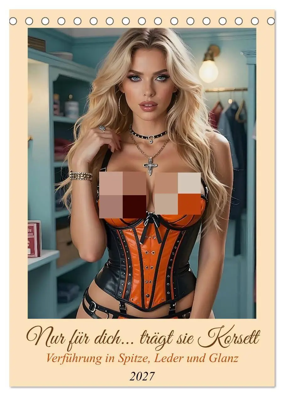 Cover: 9783516825893 | Nur für dich... trägt sie Korsett (Tischkalender 2027 DIN A5 hoch),...