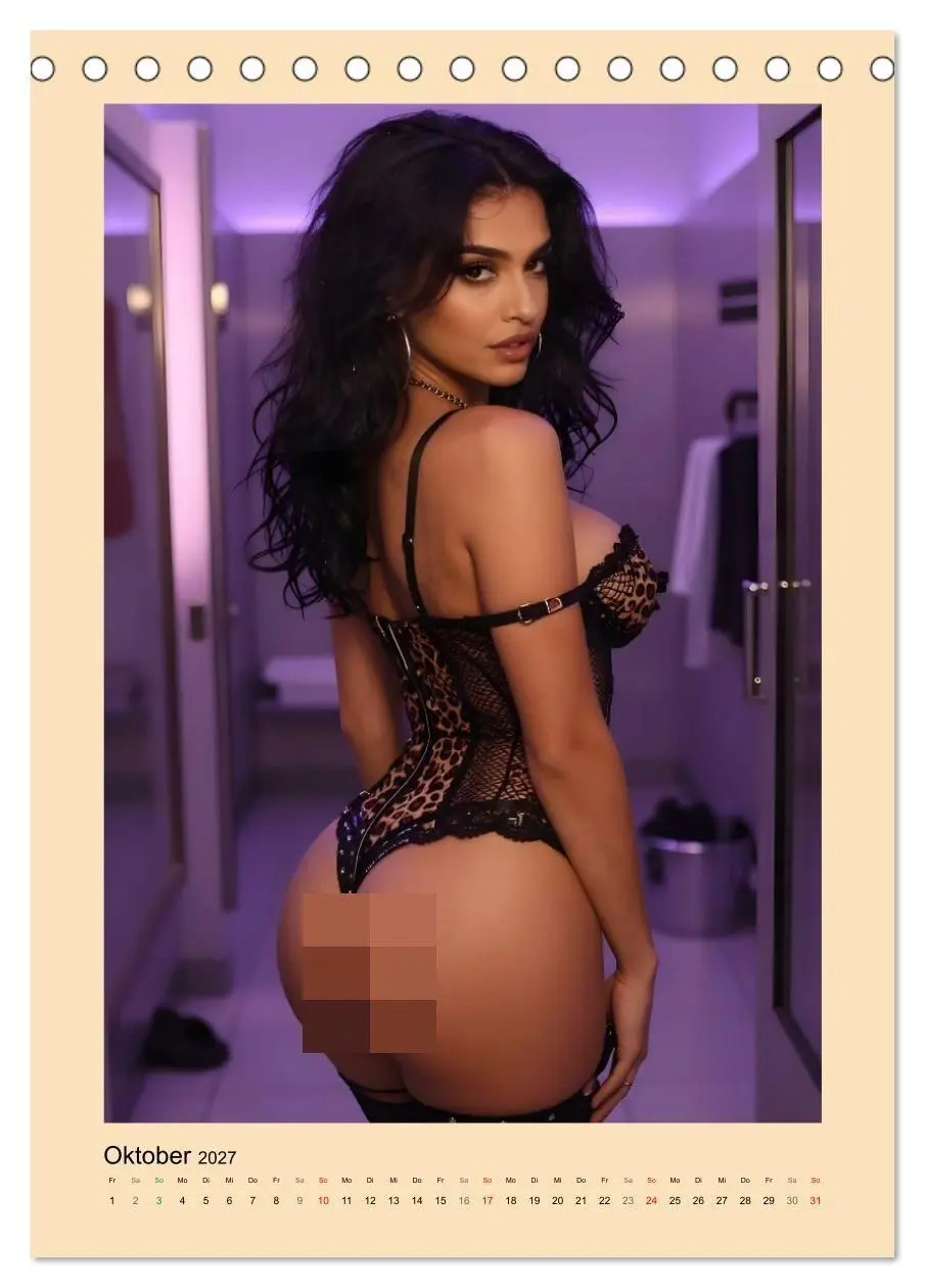 Bild: 9783516825893 | Nur für dich... trägt sie Korsett (Tischkalender 2027 DIN A5 hoch),...