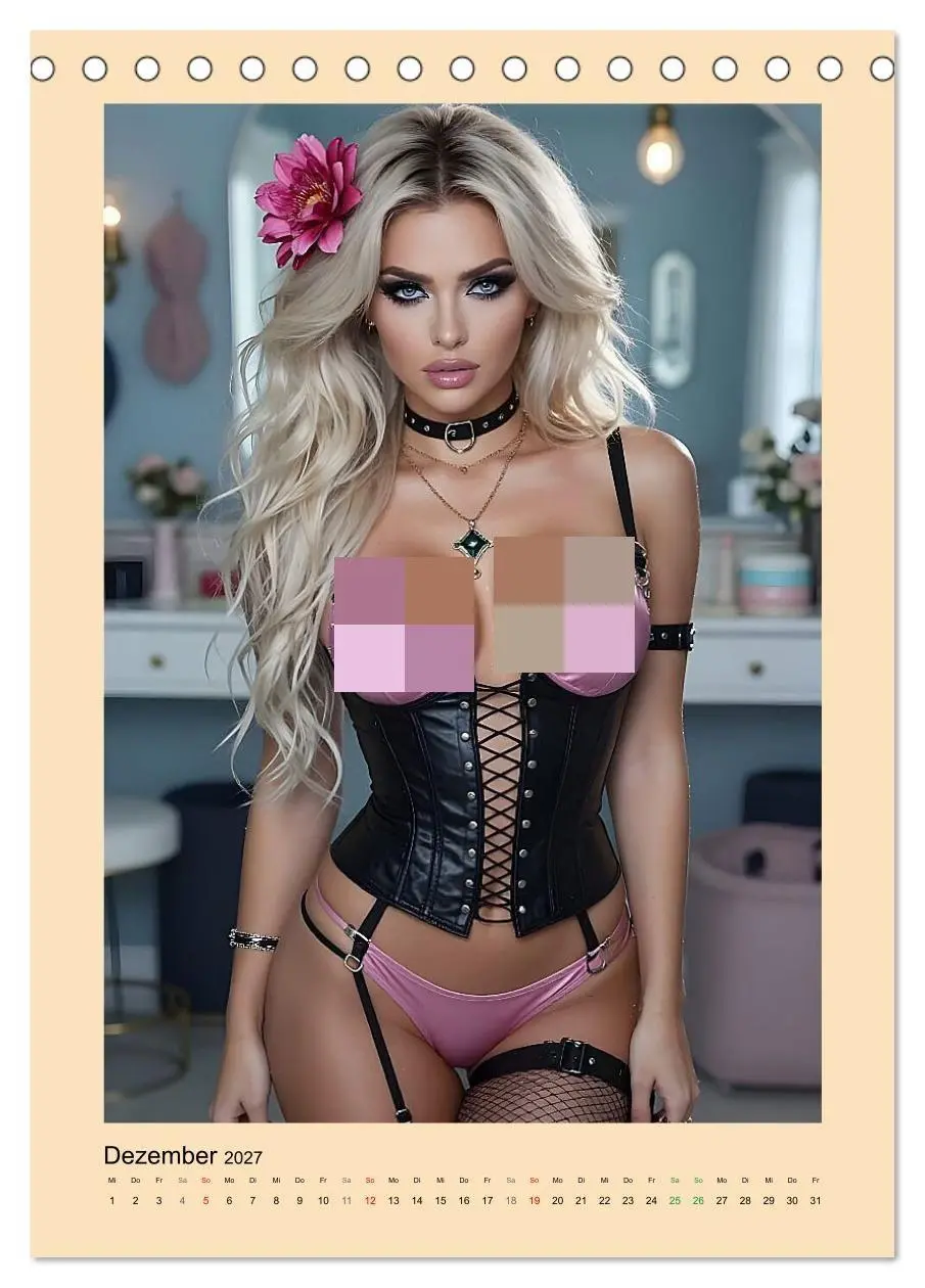 Bild: 9783516825893 | Nur für dich... trägt sie Korsett (Tischkalender 2027 DIN A5 hoch),...