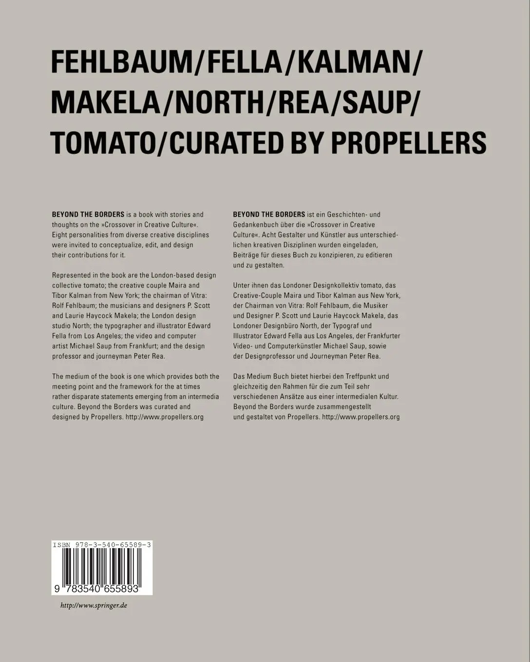Rückseite: 9783540655893 | Beyond the Borders | Dorthe Meinhardt (u. a.) | Taschenbuch | iv
