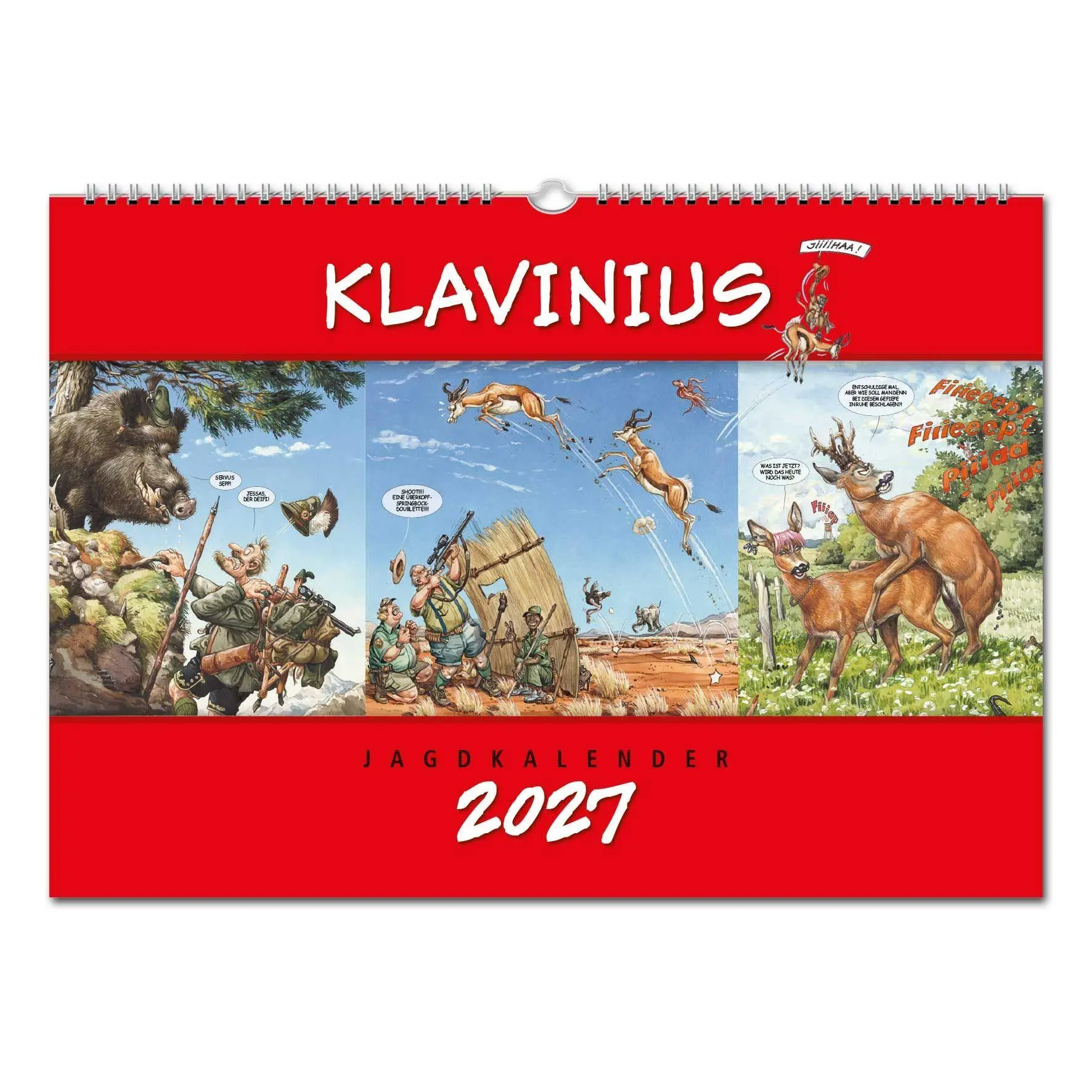 Cover: 9783897155893 | DJZ Edition: Haralds Klavinius Jagdkalender 2027 | Jagdzeitung | 13 S.