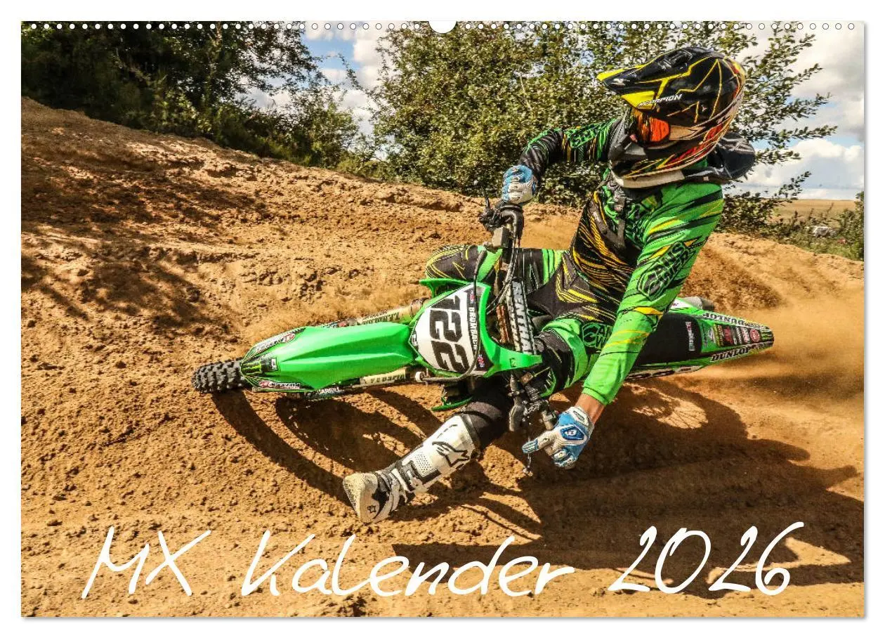 Cover: 9783457895993 | MX Racing 2026 (Wandkalender 2026 DIN A2 quer), CALVENDO...