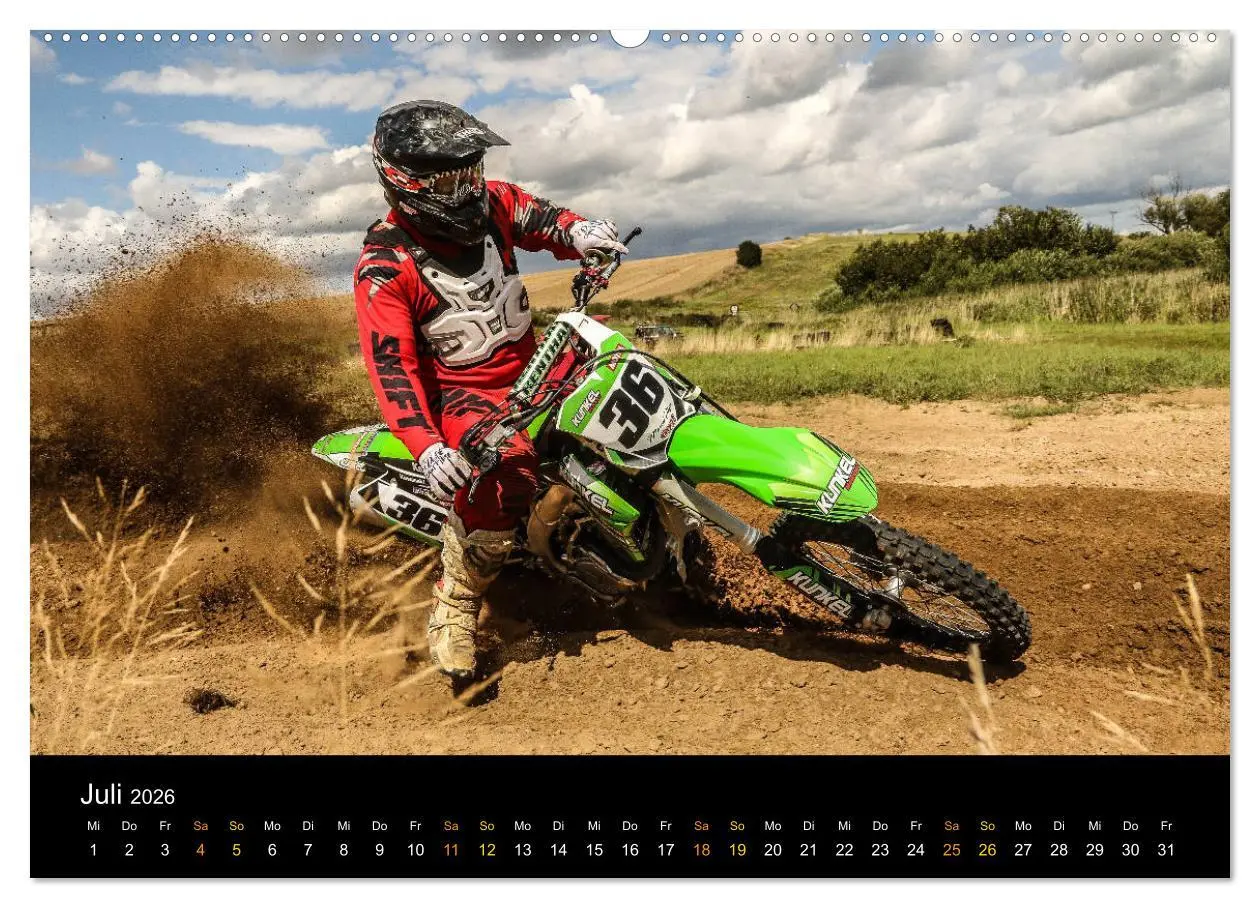 Bild: 9783457895993 | MX Racing 2026 (Wandkalender 2026 DIN A2 quer), CALVENDO...
