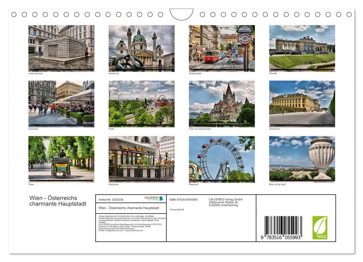 Bild: 9783516055993 | Wien - Österreichs charmante Hauptstadt (Wandkalender 2026 DIN A4...
