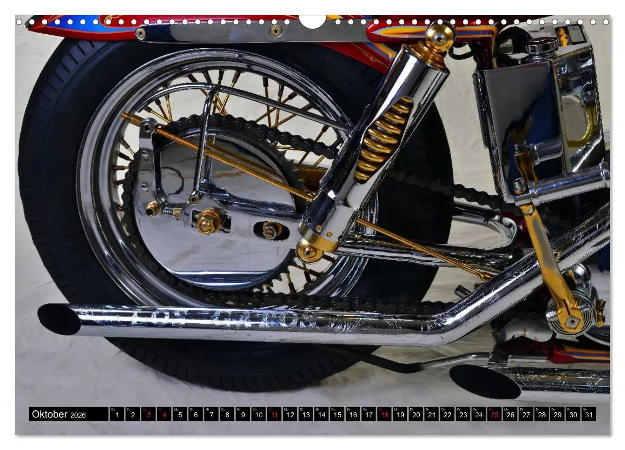 Bild: 9783516125993 | Harley Classic Chopper (Wandkalender 2026 DIN A3 quer), CALVENDO...