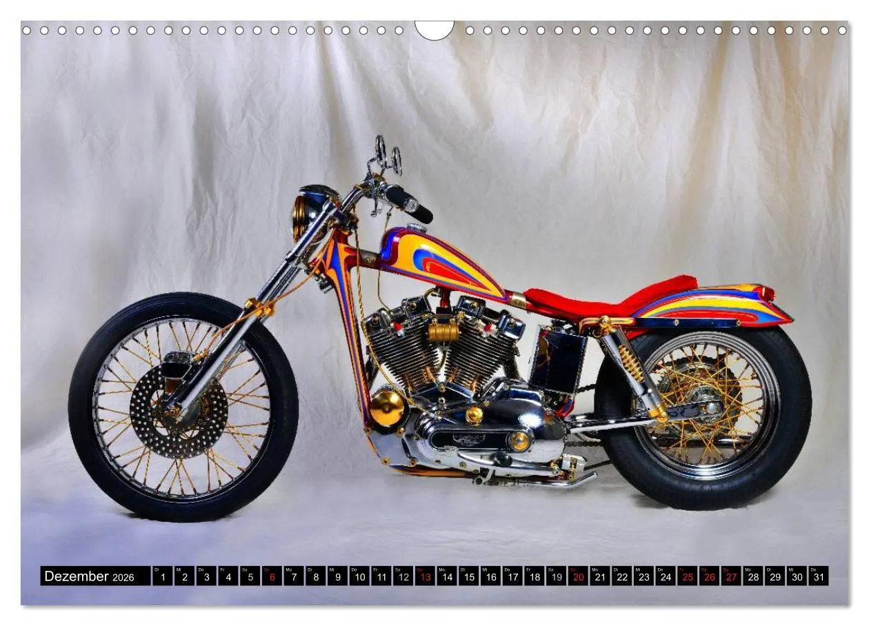 Bild: 9783516125993 | Harley Classic Chopper (Wandkalender 2026 DIN A3 quer), CALVENDO...