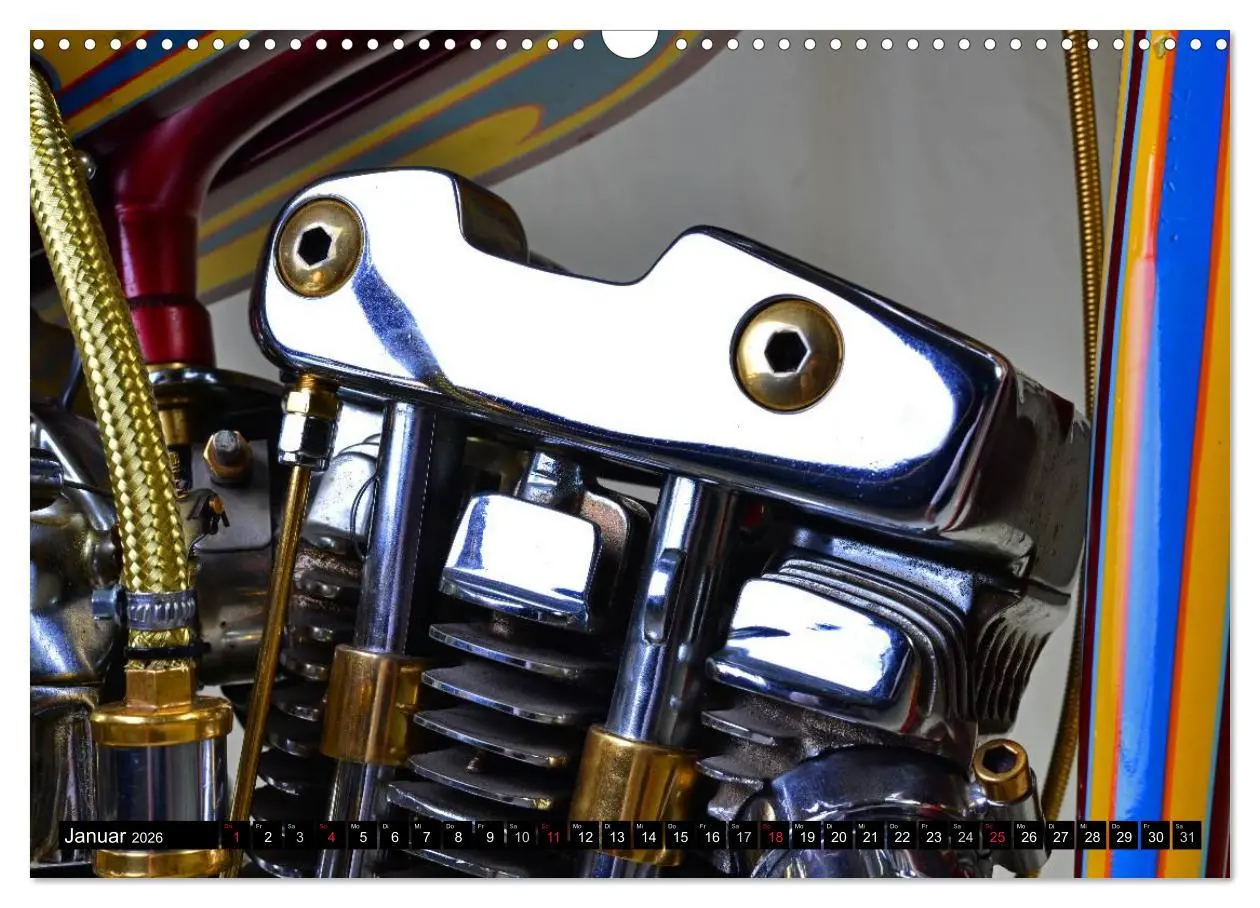 Bild: 9783516125993 | Harley Classic Chopper (Wandkalender 2026 DIN A3 quer), CALVENDO...