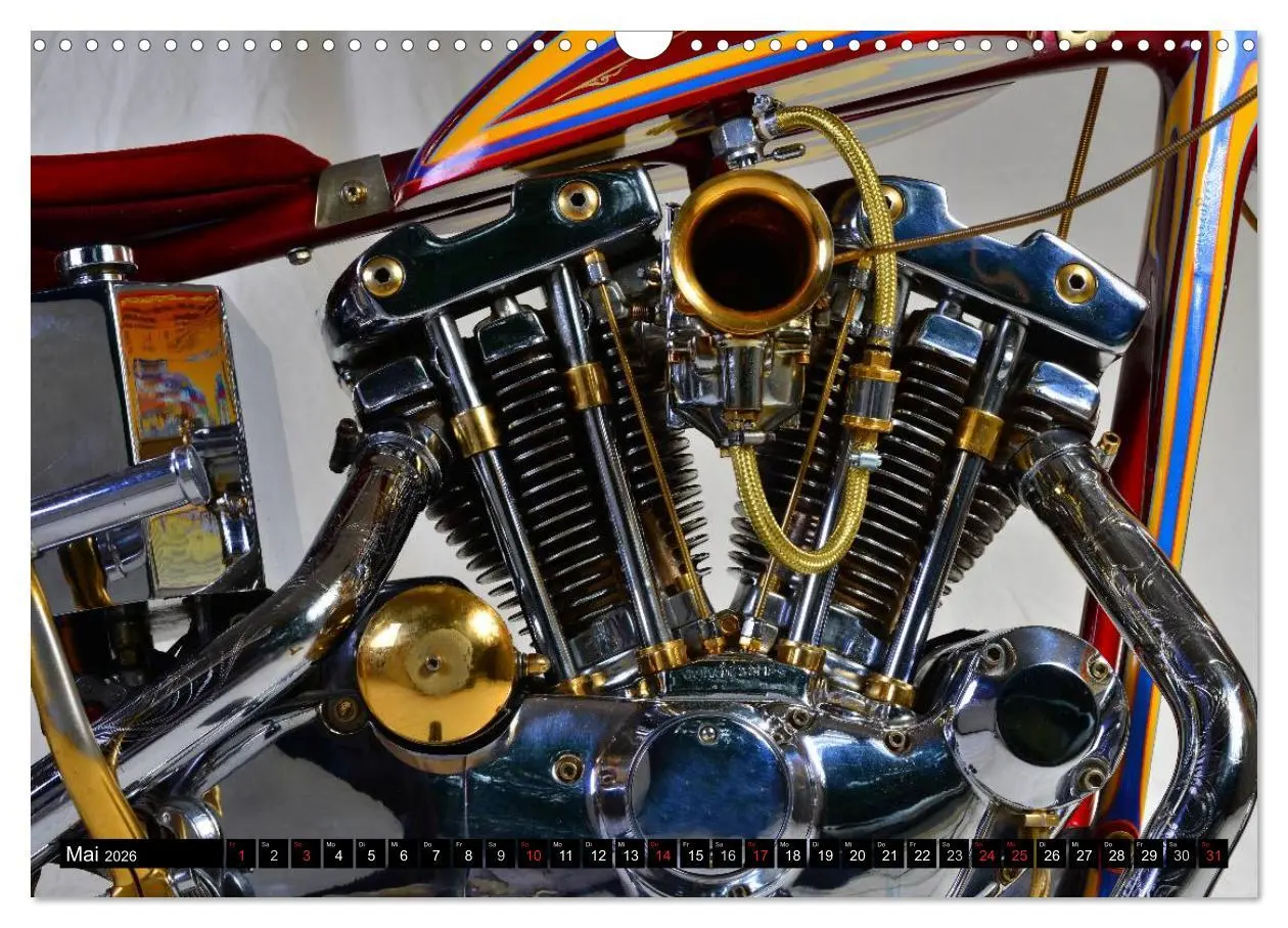 Bild: 9783516125993 | Harley Classic Chopper (Wandkalender 2026 DIN A3 quer), CALVENDO...