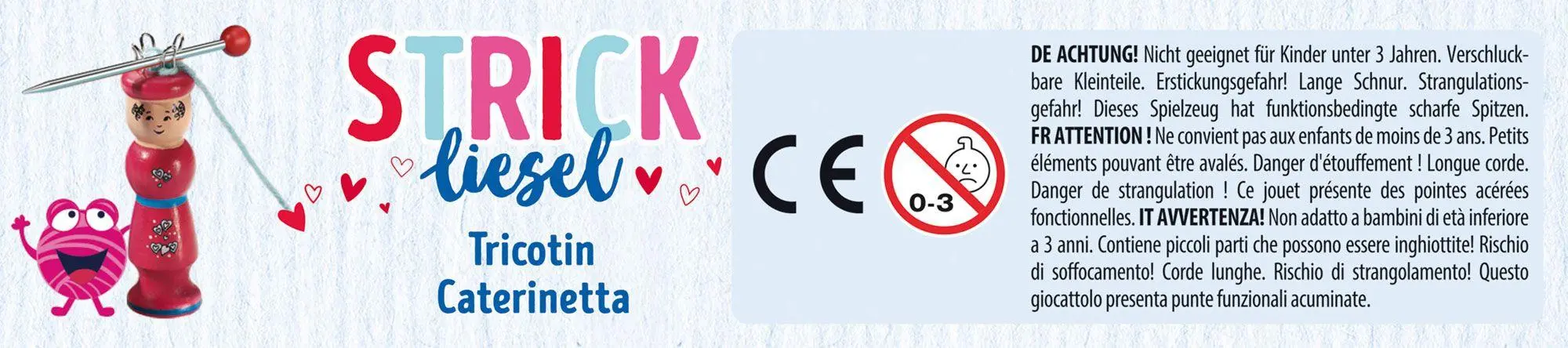 Bild: 4001504516093 | Strickliesel NEU 2025 | Bring-Mich-Mit Spiel in Metalldose | Deutsch