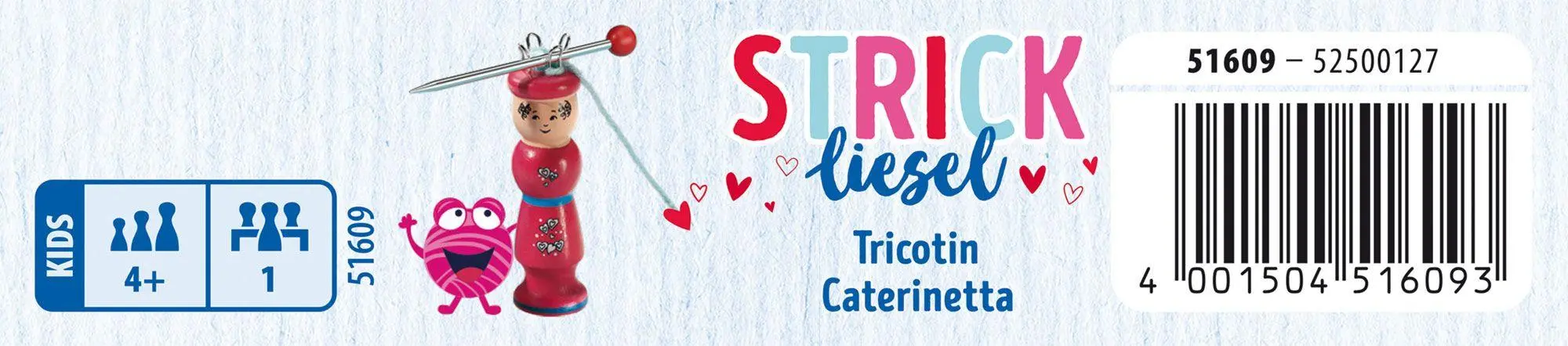 Bild: 4001504516093 | Strickliesel NEU 2025 | Bring-Mich-Mit Spiel in Metalldose | Deutsch