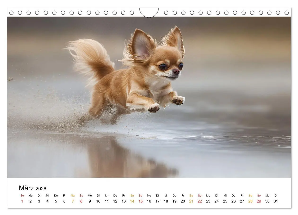 Bild: 9783457306093 | Chihuahua - kleine Energiebündel (Wandkalender 2026 DIN A4 quer),...