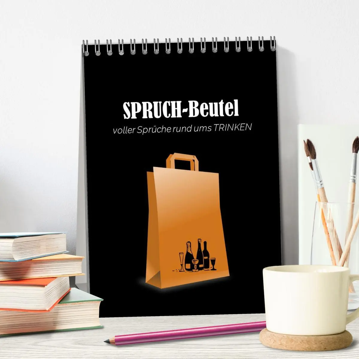 Bild: 9783516326093 | SPRUCH-Beutel voller Sprüche rund ums TRINKEN (Tischkalender 2026...