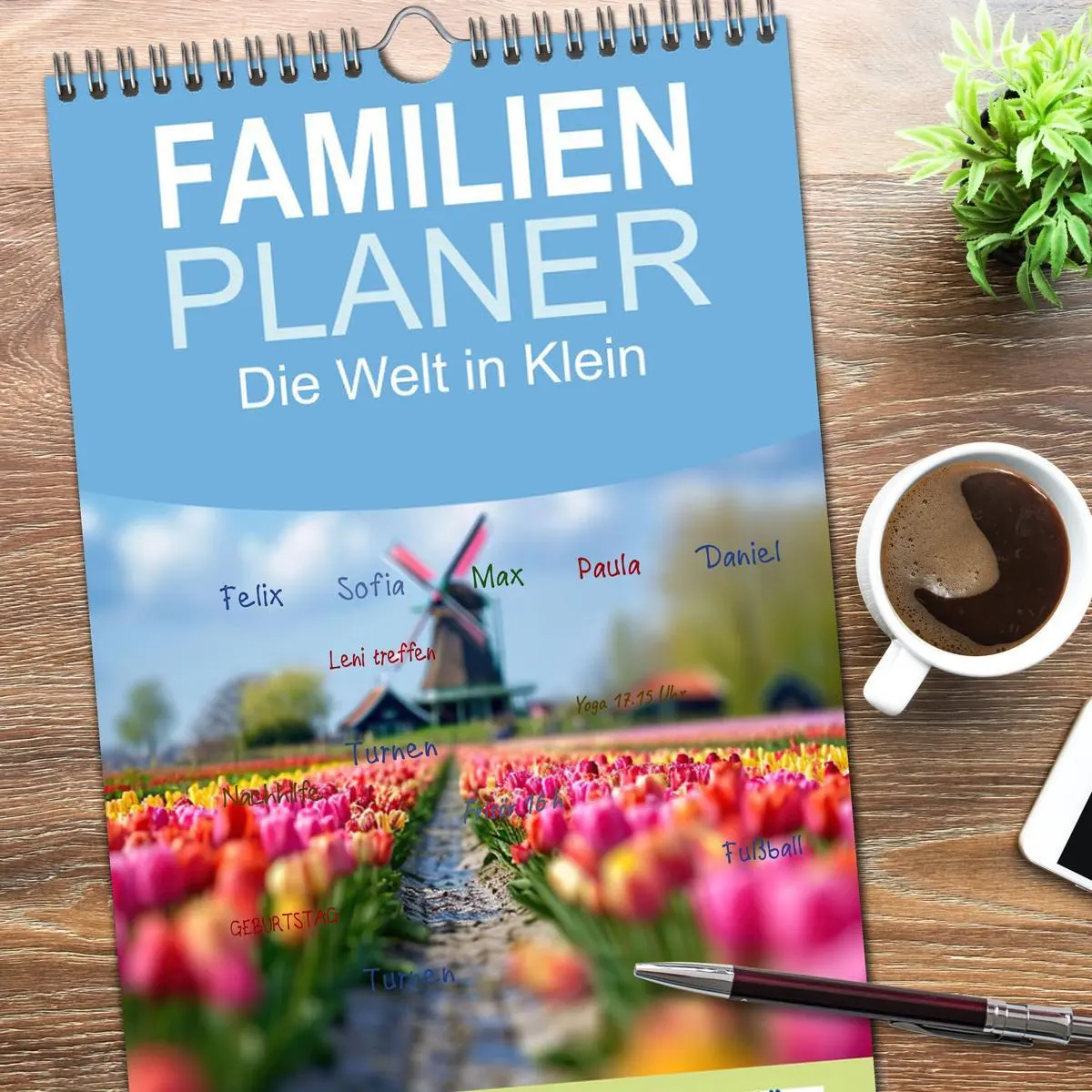Bild: 9783516496093 | Familienplaner 2026 - Die Welt in Klein mit 5 Spalten...