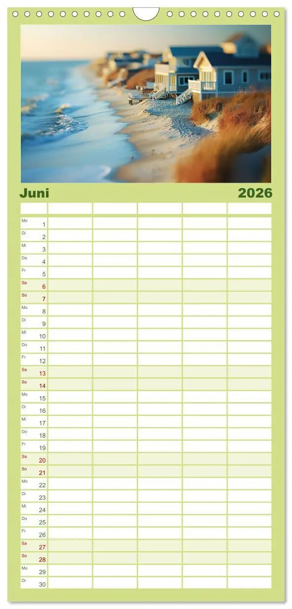 Bild: 9783516496093 | Familienplaner 2026 - Die Welt in Klein mit 5 Spalten...