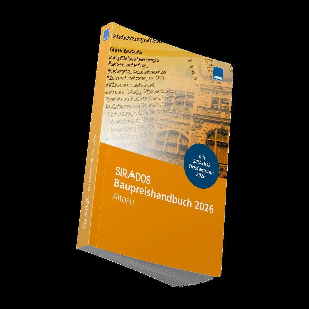Cover: 9783811106093 | SIRADOS Baupreishandbuch Altbau 2026 | WEKA | Taschenbuch | Kartoniert