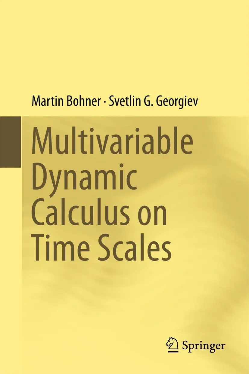 Cover: 9783319476193 | Multivariable Dynamic Calculus on Time Scales | Georgiev (u. a.)