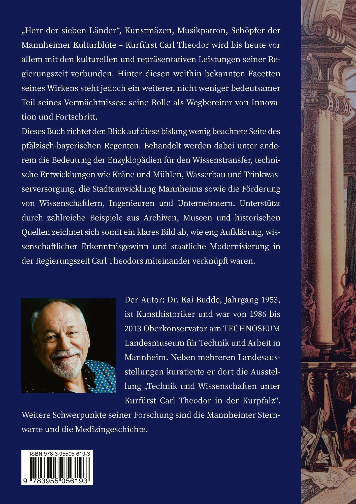 Rückseite: 9783955056193 | Kurfürst Carl Theodor, Förderer von Wissenschaft, Wirtschaft und...