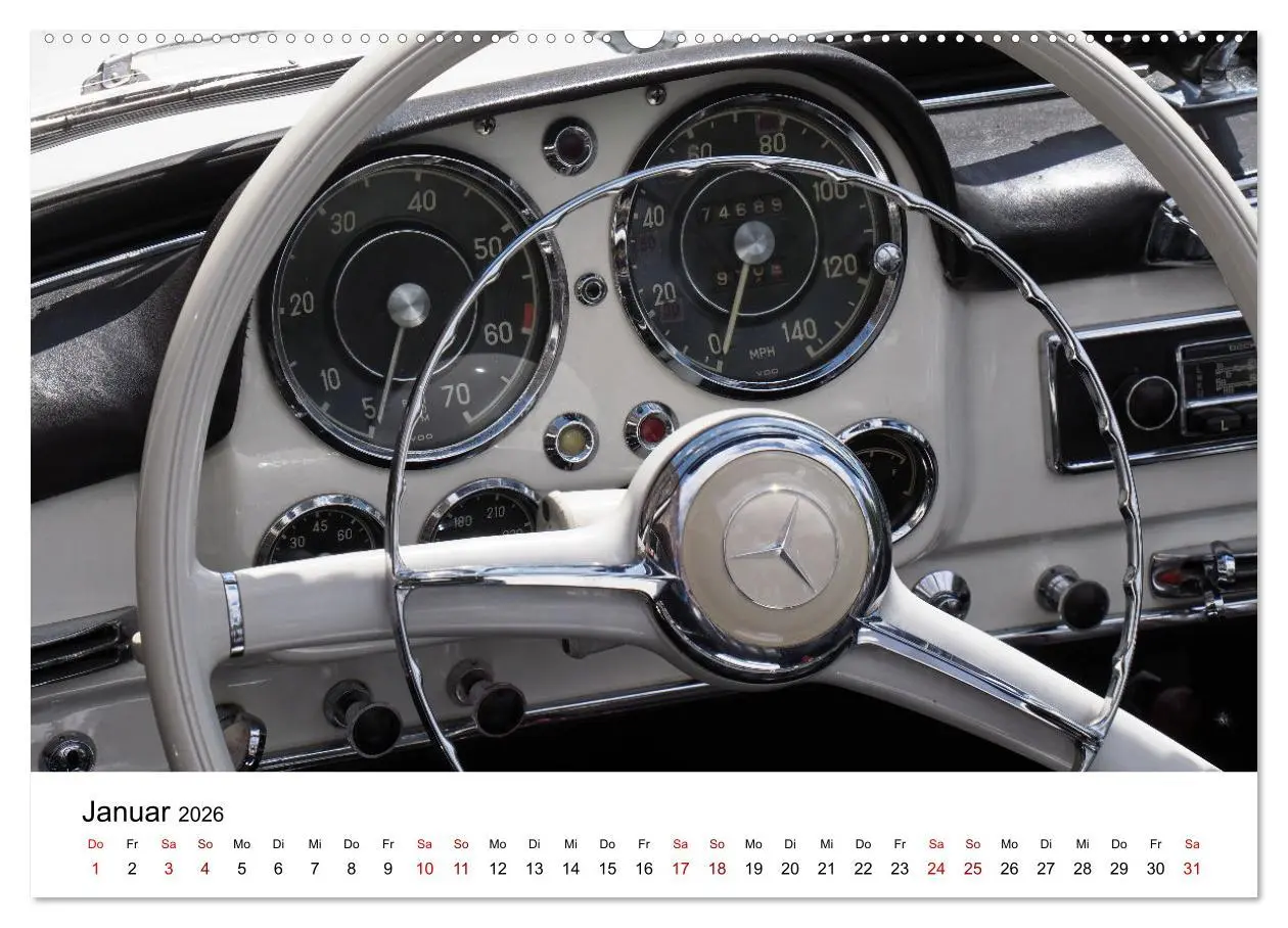Bild: 9783457386293 | Klassische Armaturenbretter (hochwertiger Premium Wandkalender 2026...