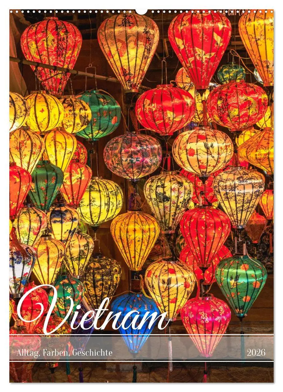 Cover: 9783516096293 | Vietnam Alltag, Farben, Geschichte (Wandkalender 2026 DIN A2 hoch),...