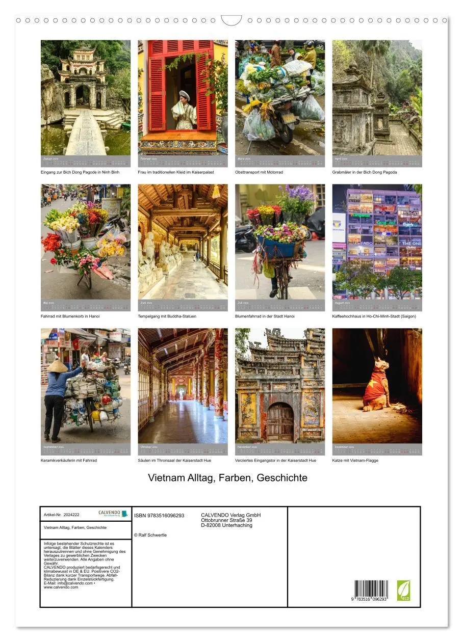 Bild: 9783516096293 | Vietnam Alltag, Farben, Geschichte (Wandkalender 2026 DIN A2 hoch),...