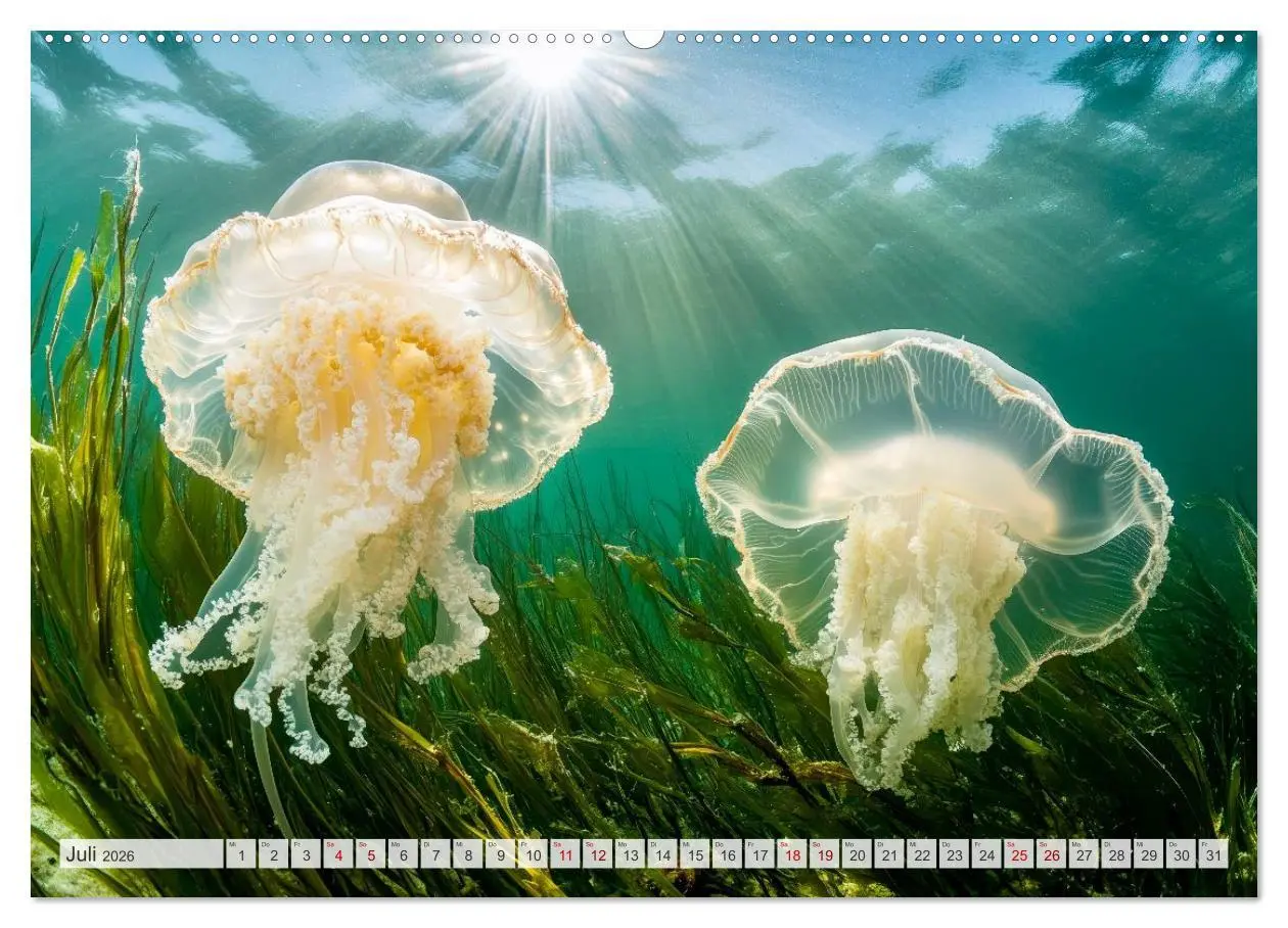 Bild: 9783516166293 | OZEANWELTEN Faszination Meerestiere (Wandkalender 2026 DIN A2...