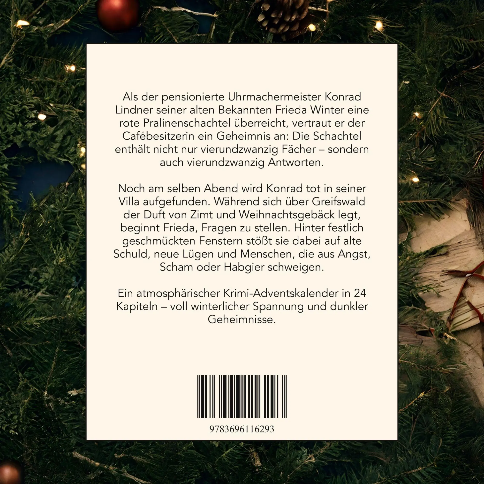 Rückseite: 9783696116293 | Mord in Greifswald | Der Krimi-Adventskalender in 24 Akten | König