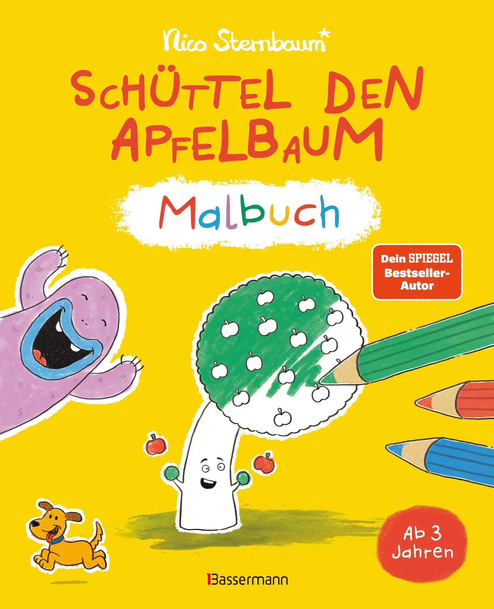 Cover: 9783809446293 | Schüttel den Apfelbaum - Malbuch | Nico Sternbaum | Taschenbuch | 2023
