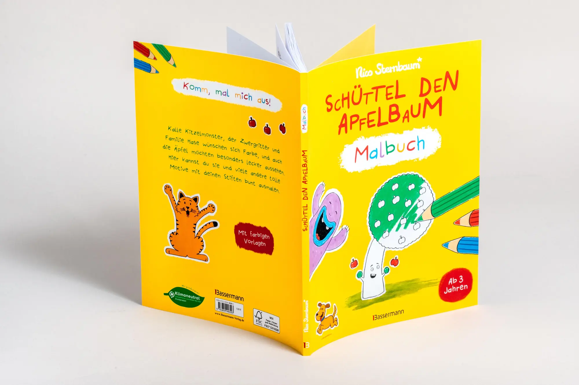 Bild: 9783809446293 | Schüttel den Apfelbaum - Malbuch | Nico Sternbaum | Taschenbuch | 2023