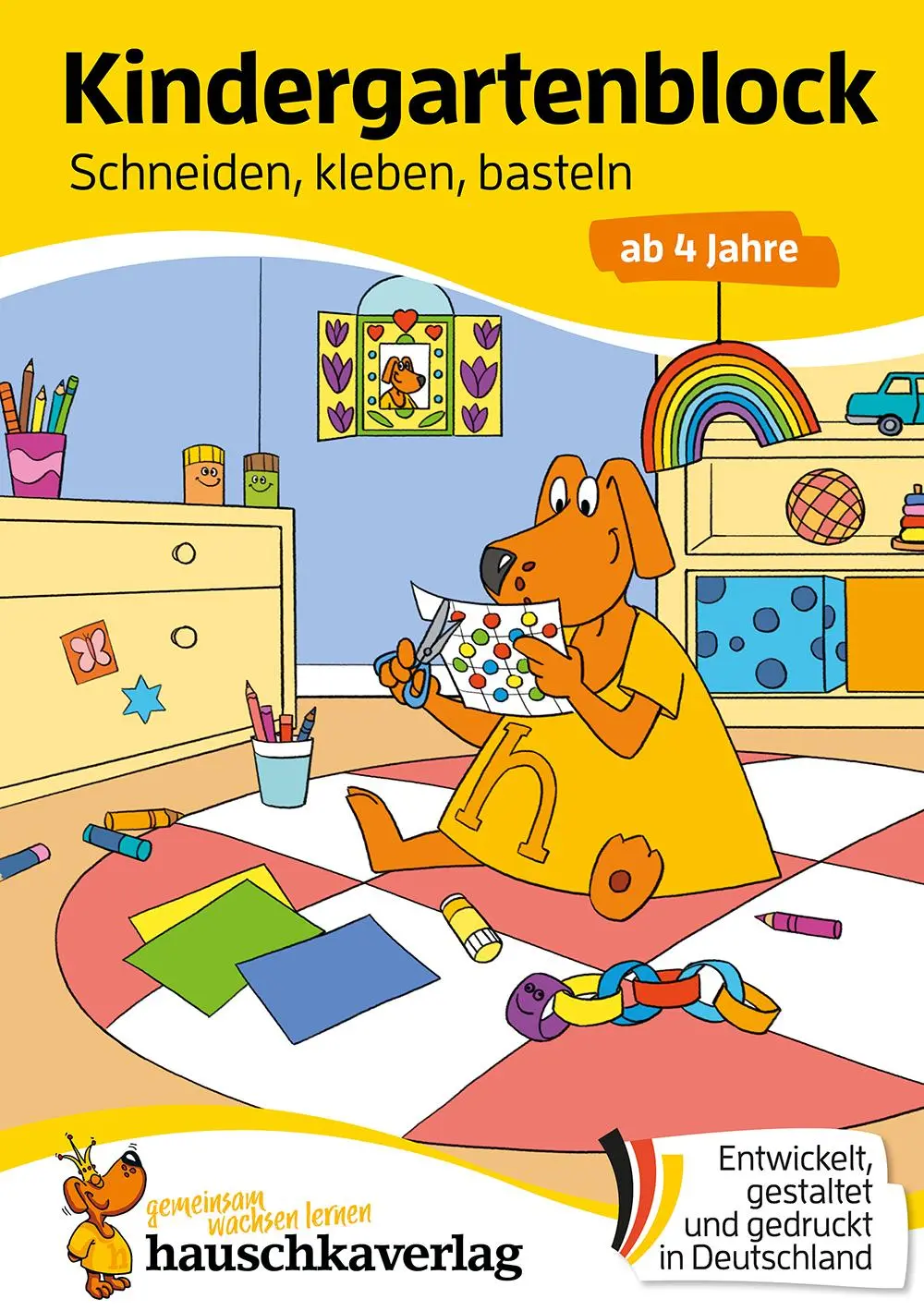 Cover: 9783881006293 | Kindergartenblock ab 4 Jahre - Schneiden, kleben, basteln | Maier