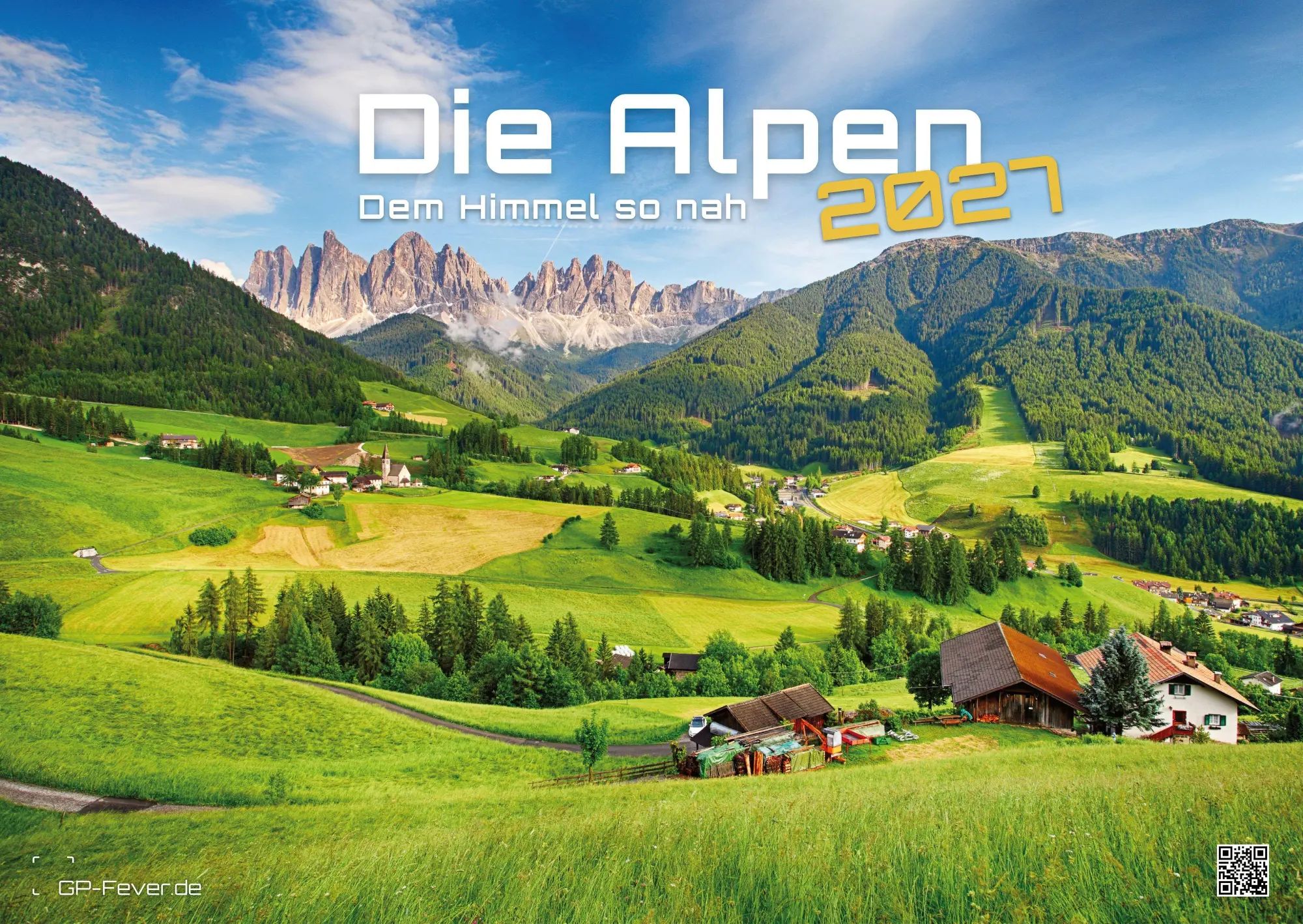 Cover: 9783986736293 | Die Alpen - dem Himmel so nah - 2027 - Kalender DIN A2 | GP-Fever. de