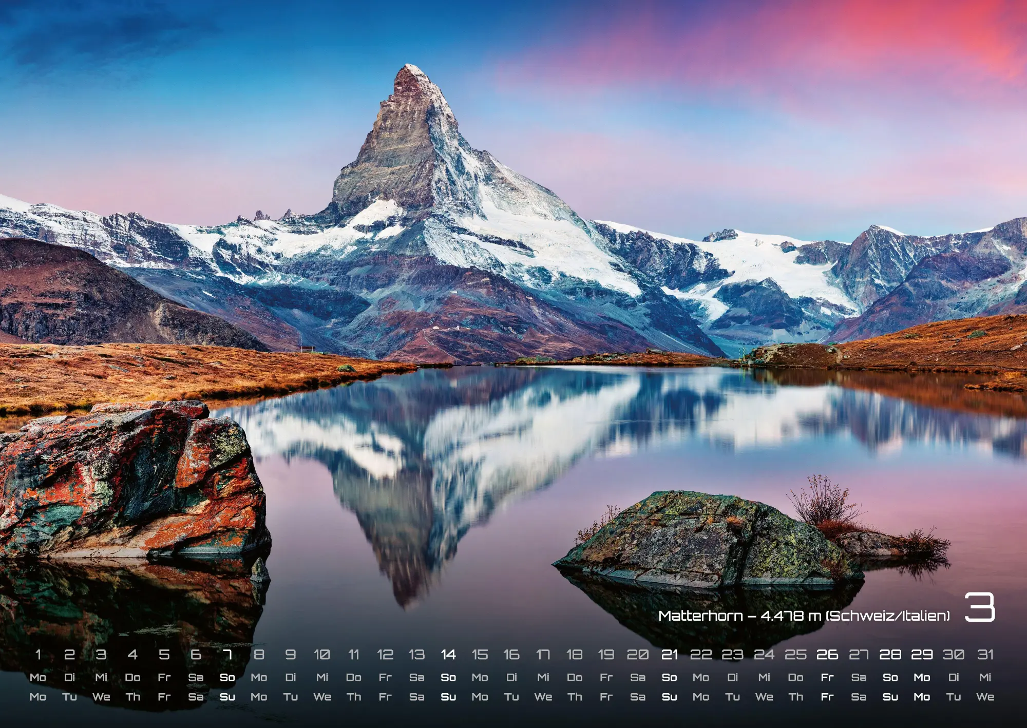 Bild: 9783986736293 | Die Alpen - dem Himmel so nah - 2027 - Kalender DIN A2 | GP-Fever. de