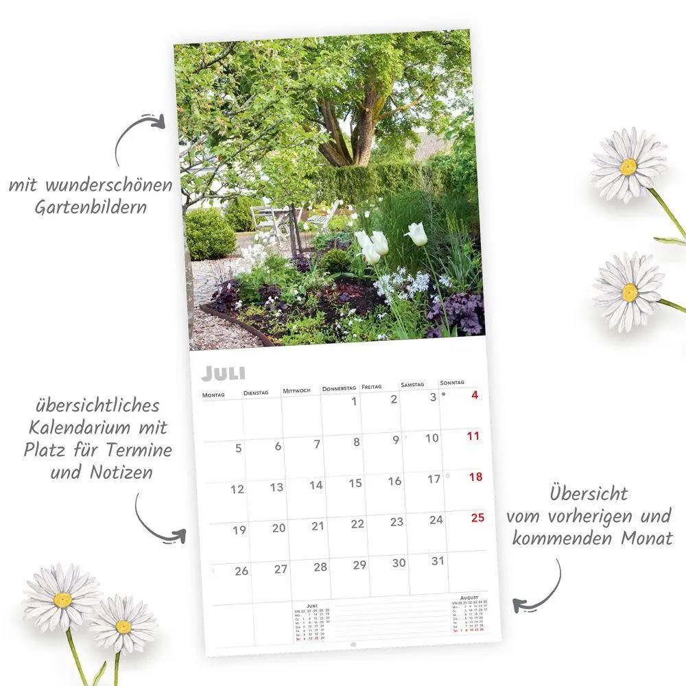Bild: 9783988026293 | TRÖTSCH - Broschürenkalender Gartenträume 2027 | Wandplaner | KG