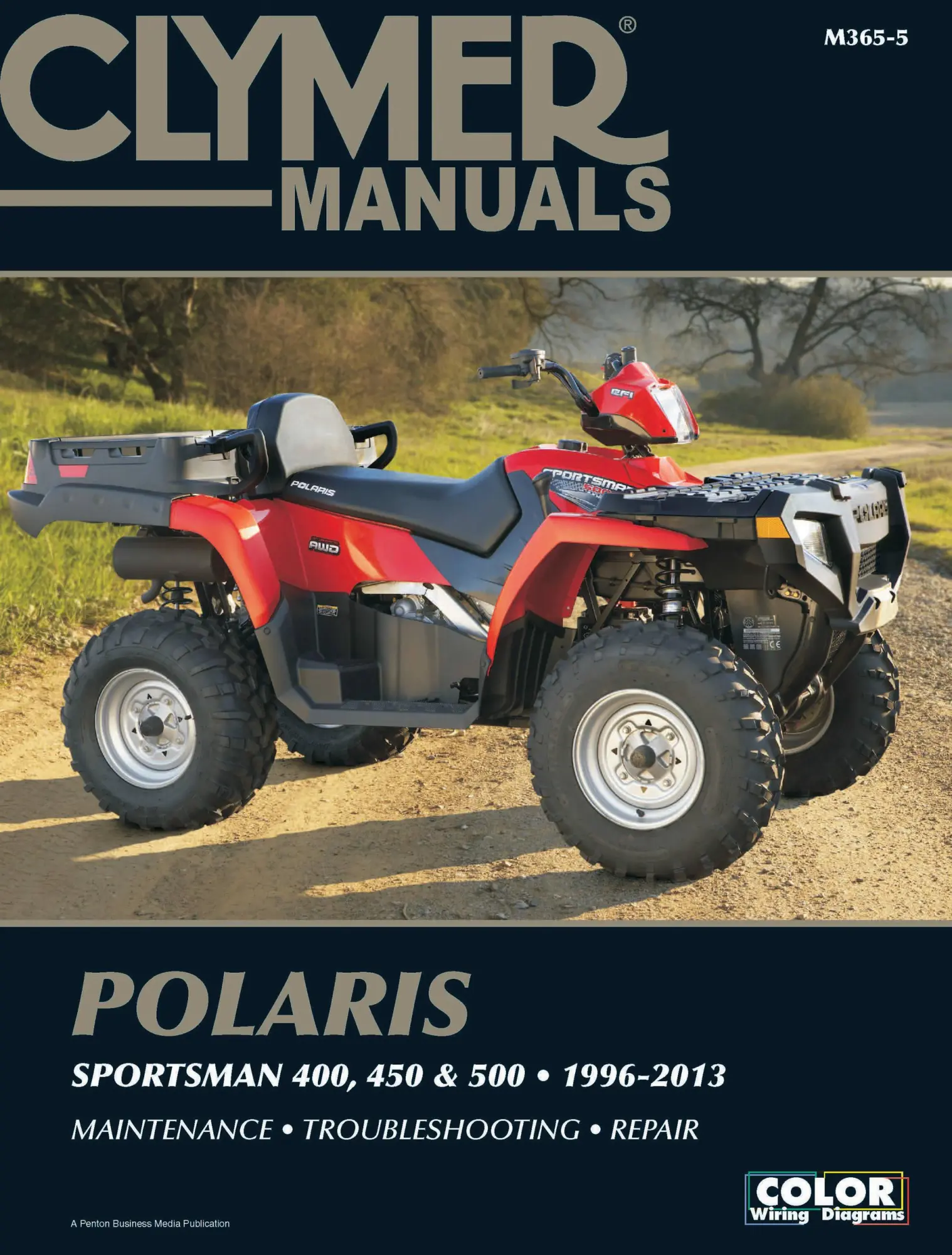 Cover: 9781599696393 | Polaris 400, 450 &amp; 500 Sportsman ATV (1996-2013) Service Repair Manual