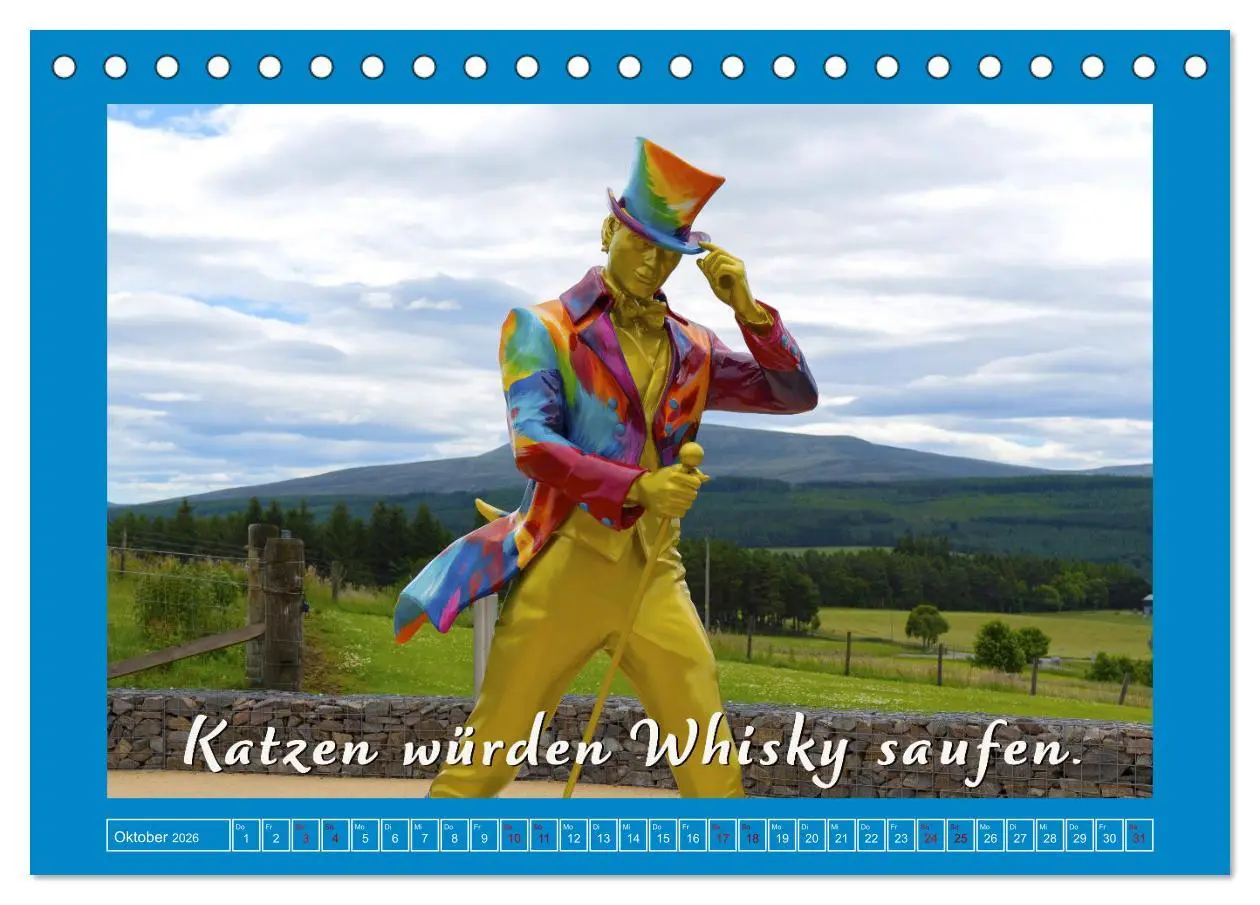 Bild: 9783457516393 | Whisky-Werbesprüche (Tischkalender 2026 DIN A5 quer), CALVENDO...
