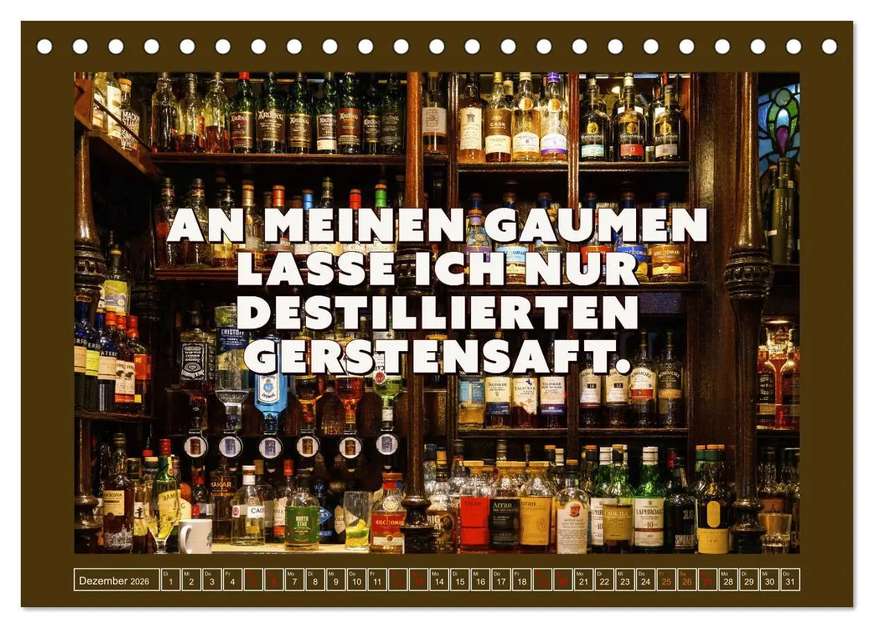 Bild: 9783457516393 | Whisky-Werbesprüche (Tischkalender 2026 DIN A5 quer), CALVENDO...